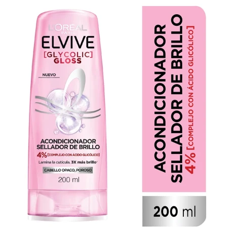 Acondicionador L'Oréal Paris Elvive Glyco Gloss 200ml Acondicionador L'Oréal Paris Elvive Glyco Gloss 200ml