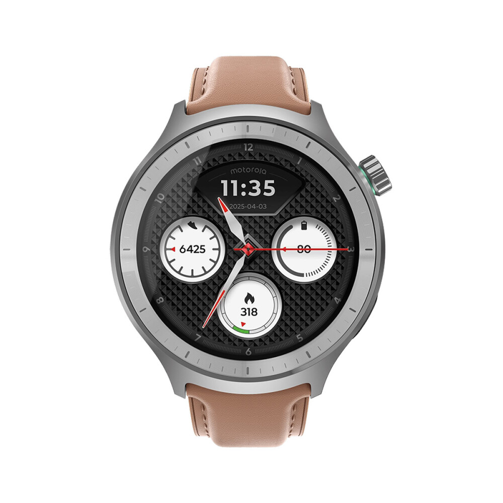 Smartwatch Motorola Moto Watch Cuero Mocha Mousse