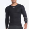 Core Compression Long Sleeve - Hombre Black/silver