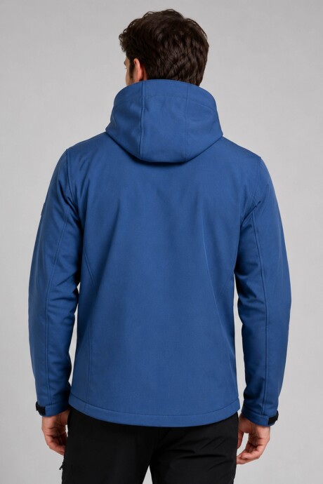 Campera de Neopreno para hombre con capucha desmontable Color Azul