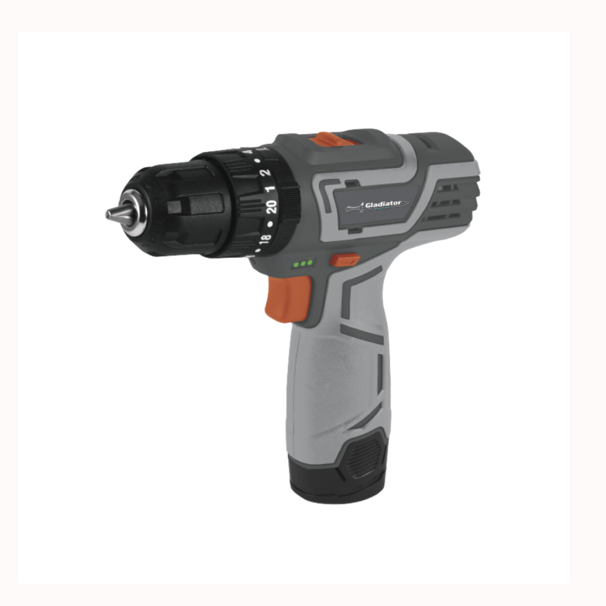 Taladro Gladiator Tpg610/12C1 12V - Con Bateria y Cargador 