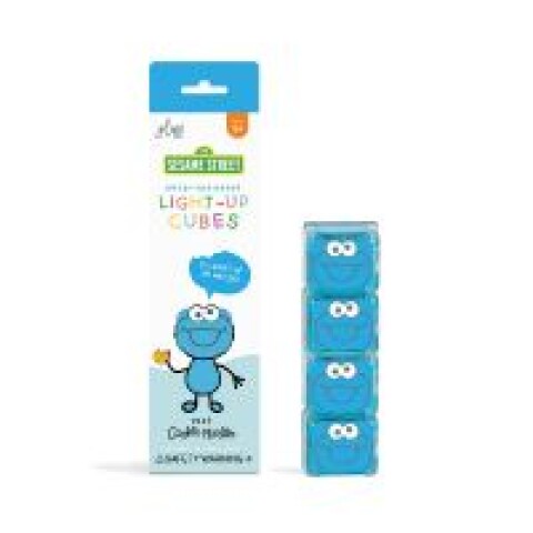 Set 4 cubos Glo Pals iluminados activados por agua COOKIE