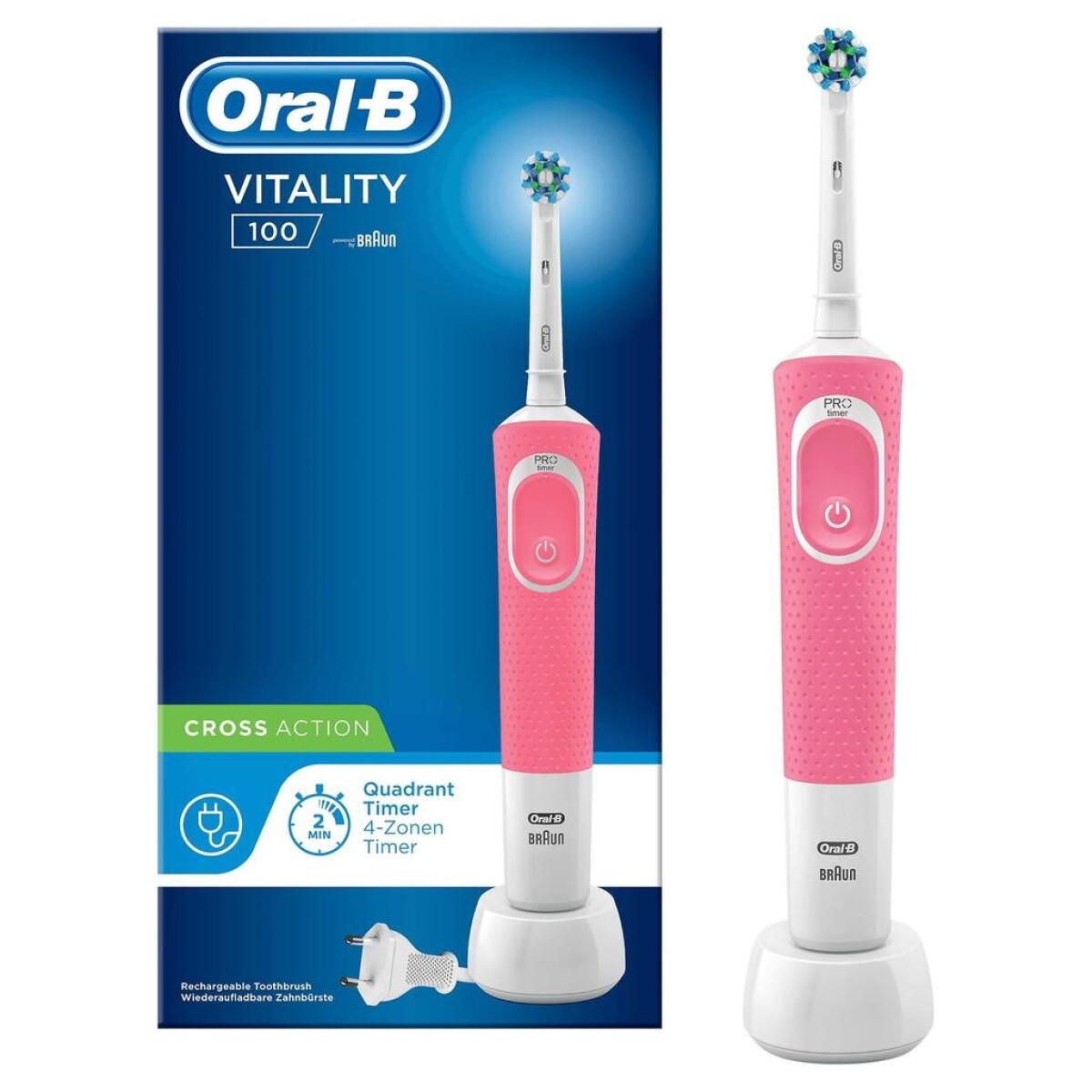 Cepillo Dental Oral B Vitality Rosa 