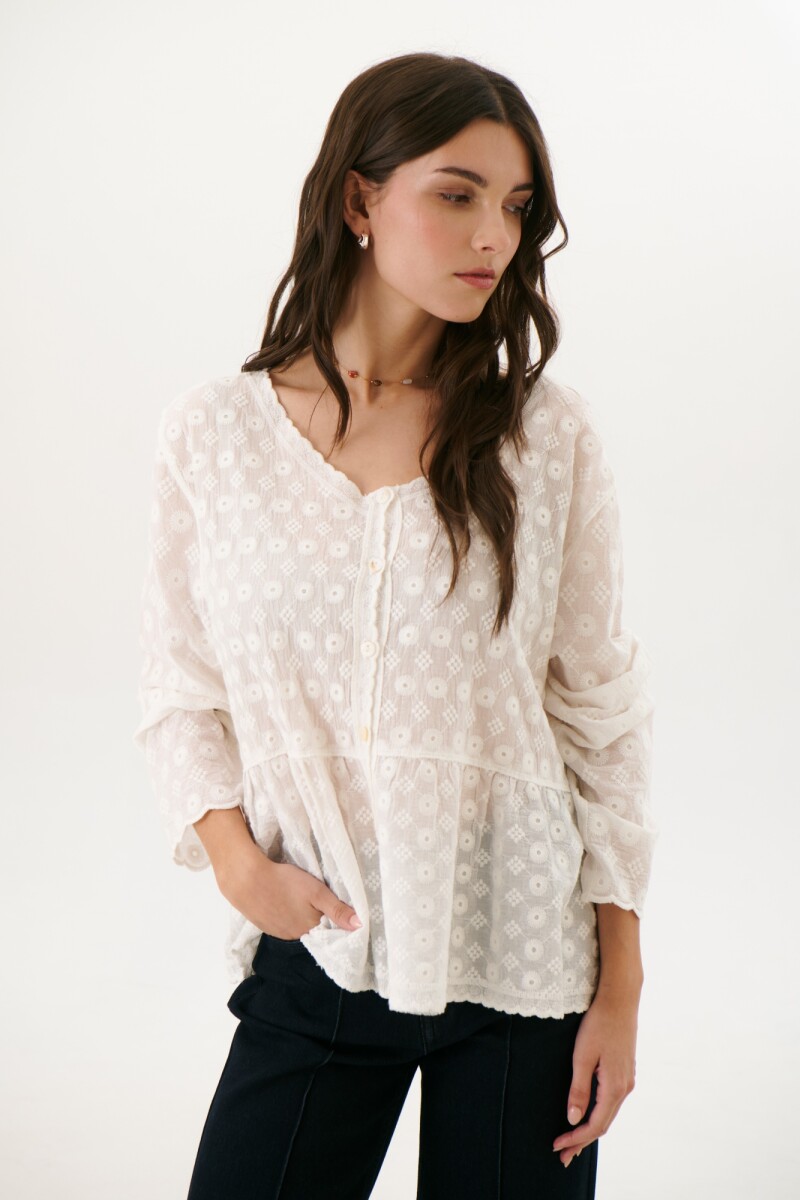 CAMISA BOHEME BLANCO