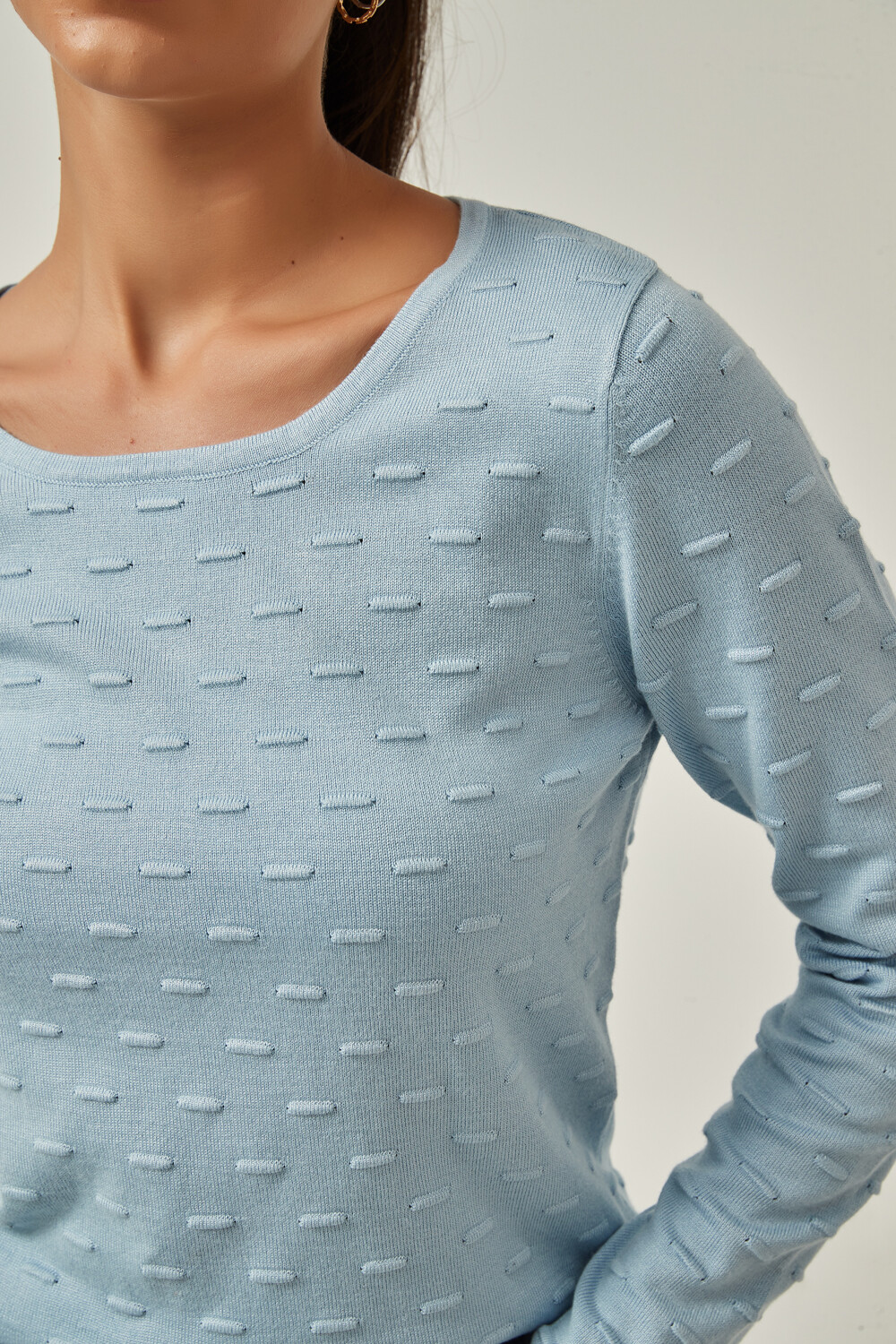 Sweater Colorpi Celeste