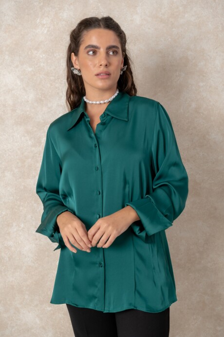 CAMISA OFF WHITE Verde