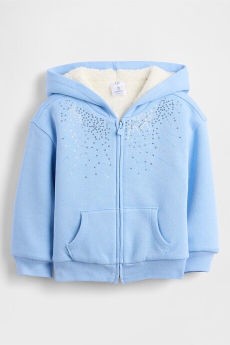 Canguro Con Cierre Corderito Toddler Niña Wind Blue