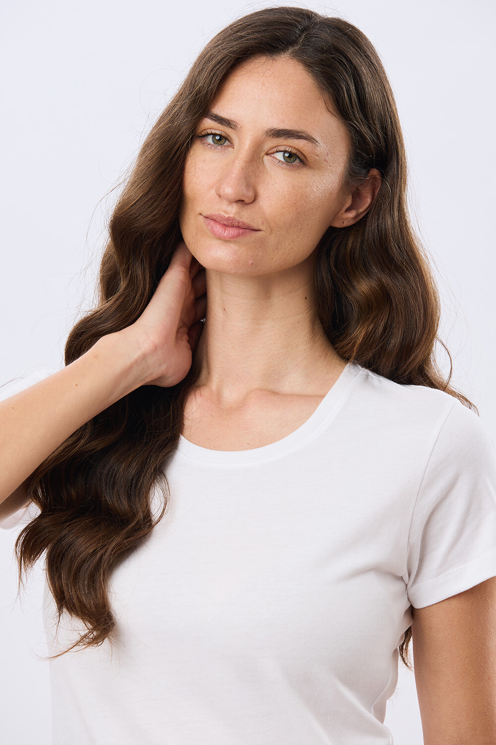 REMERA BÁSICA DE ALGODÓN Blanco
