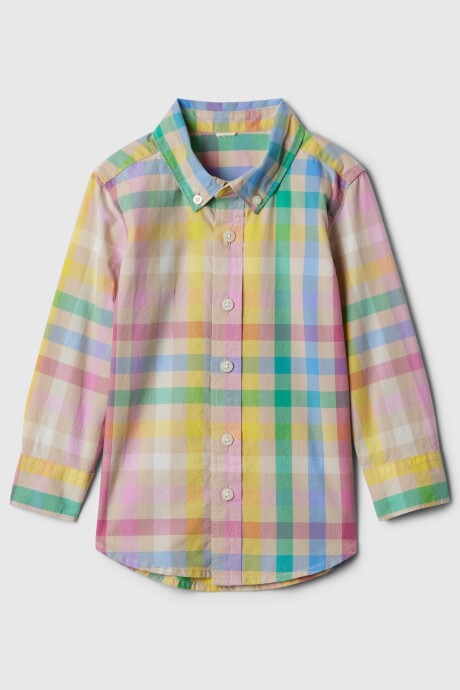 Camisa Toddler Niño Family Plaid