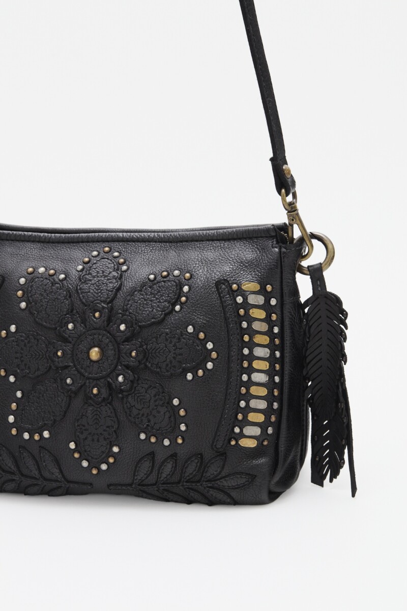 Cartera Flower Mandala Negro