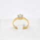 Anillo En Oro 18K Y Brillante Anillo En Oro 18K Y Brillante