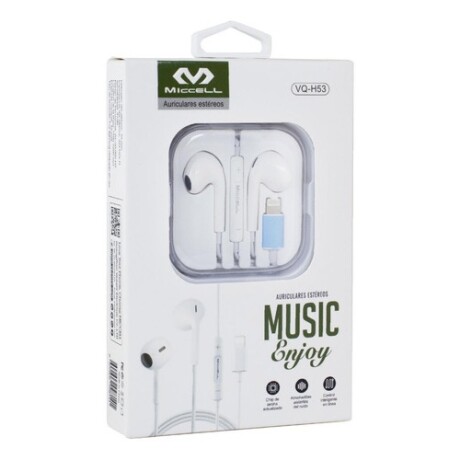 Auriculares Miccell manos libres con cable para iPhone Auriculares Miccell manos libres con cable para iPhone