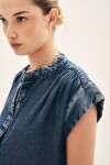 CAMISA MELI TENCEL Azul