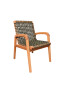 TRACO SILLA SILLA TRACO C/BRAZO CUERDA VERDE 56x62x85CM JATOBA