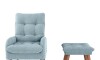 Combo Poltrona con Puf - Nantes Azul