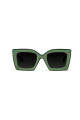 Lentes Tiwi Mali Shiny Light Green/deep Green With Green Gradient Lenses