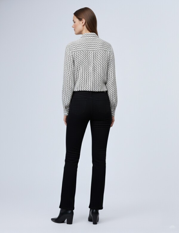 Camisa Print BLANCO/NEGRO