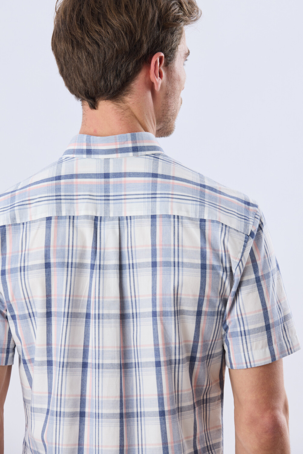 CAMISA CUADROS Blanco