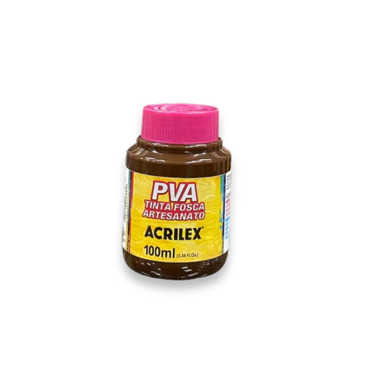 Pintura para Artesanía Acrílica Acrilex 100 ml (Tonos Marrones) - 526 Marrón Oscuro 