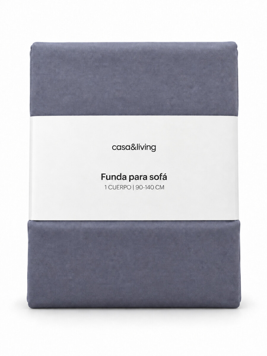 FUNDA PARA SOFA 1 CUERPO - GRIS 