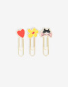 Útiles Varios Clips Utiles - Combinacion Tricolor