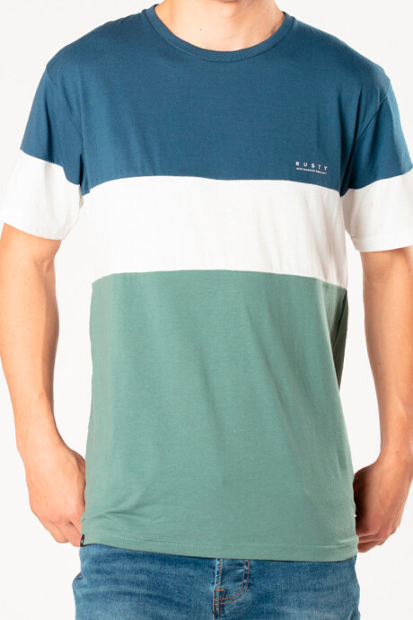 T-SHIRT ASKEY BOY RUSTY Azul