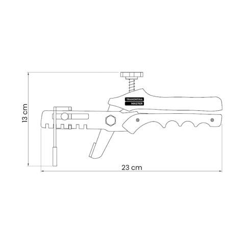 Pinza niveladora de pisos 9" -TRAMONTINA TN1036