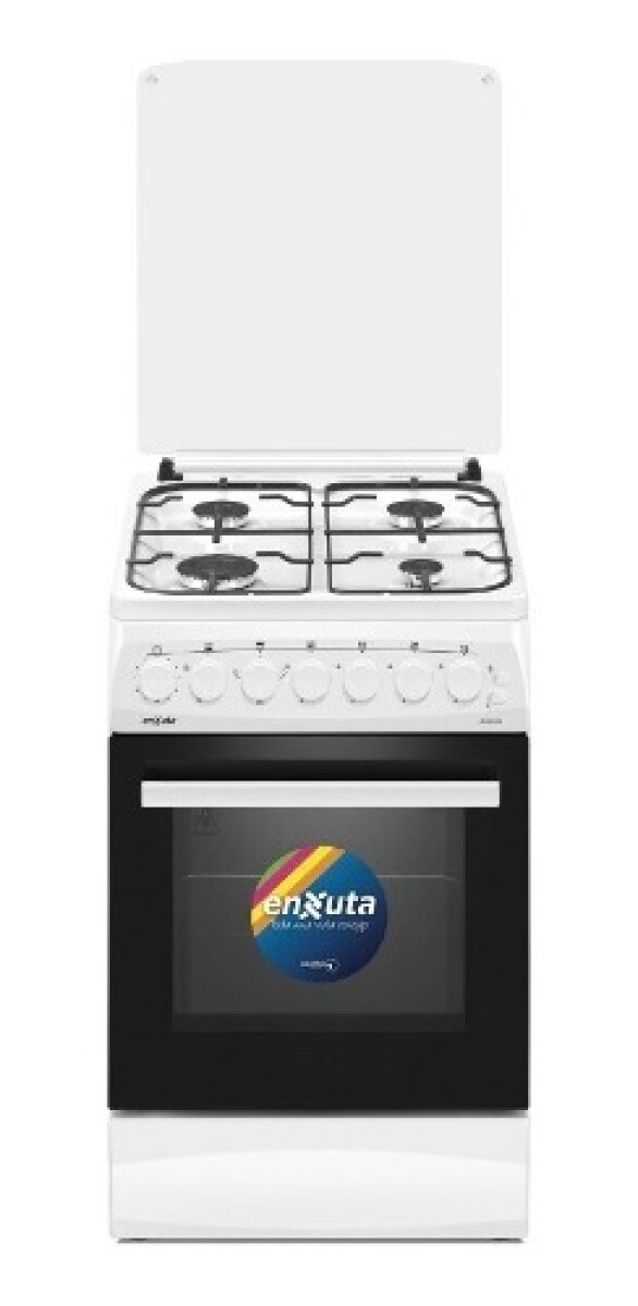 COCINA SUPERGAS 4 HORNALLAS BLANCA CON TERMOCUPLA 50X60 ENXUTA EUROPEA 