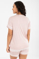 Solange pijama melange pink Rosa antique