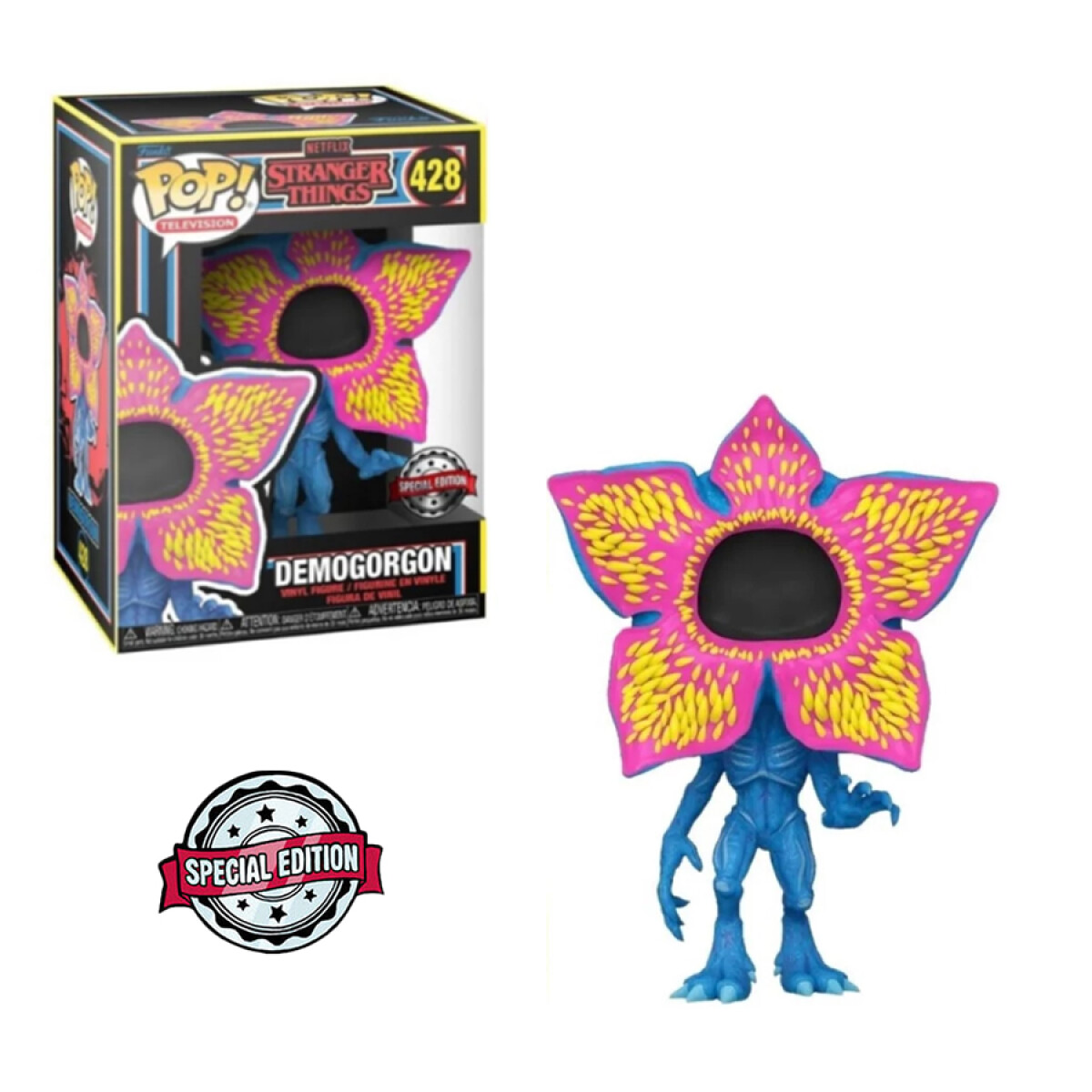 Open face Demogorgon • Stranger Things [Exclusivo - Black Light] - 428 