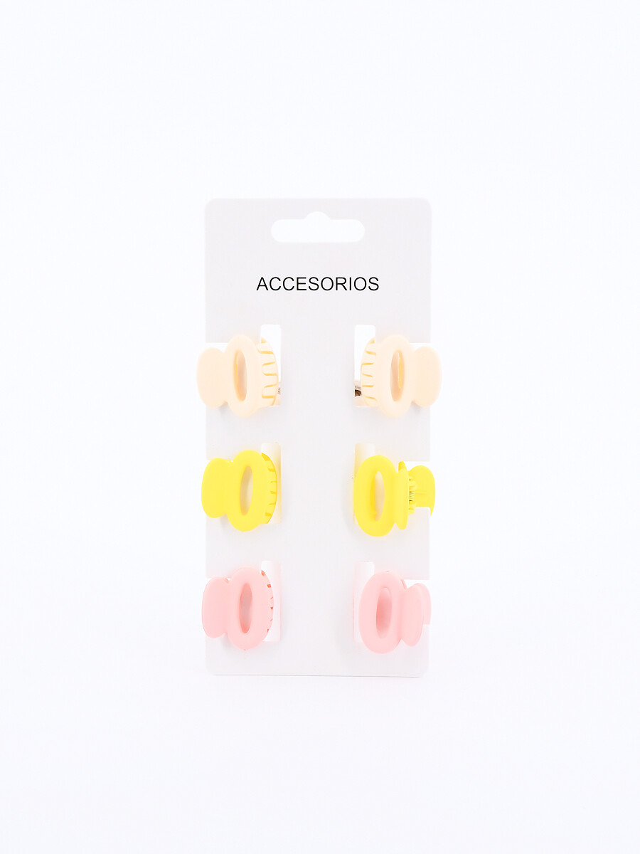 PINZAS PACK X 6 - MULTICOLOR 