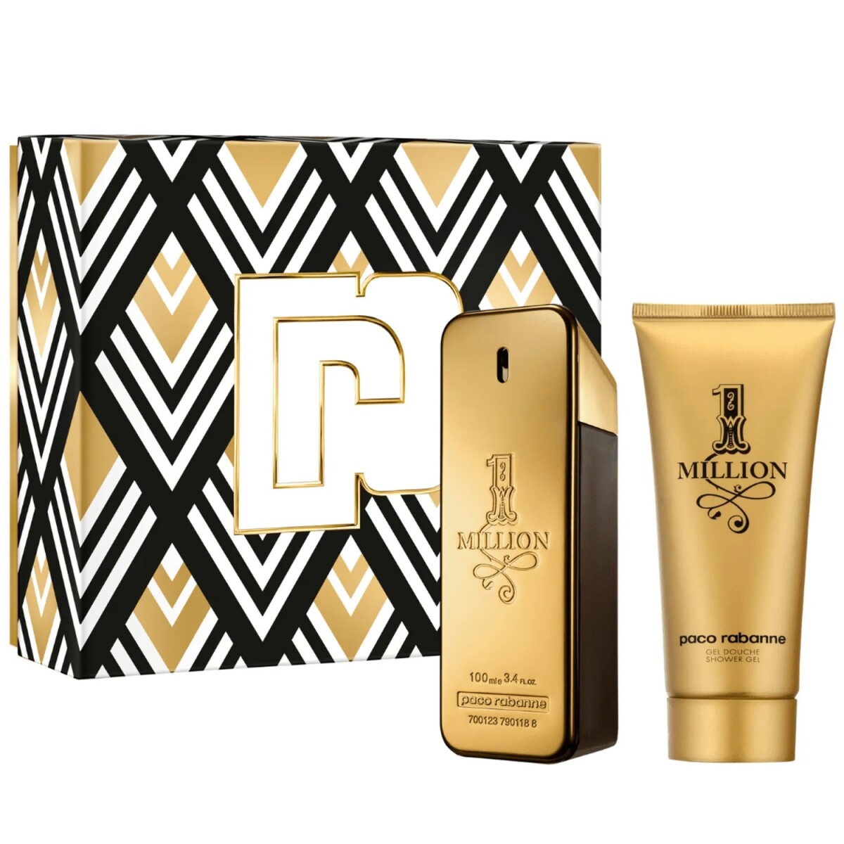 Set Perfume Paco Rabanne 1 Million 100ml + Shower Gel 