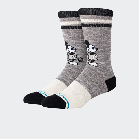 Medias Stance Vintage Mickey Crew Gris