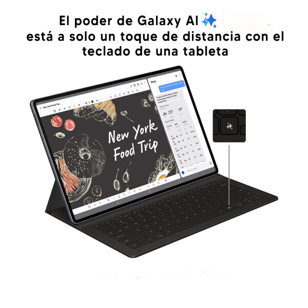 Tablet Samsung Galaxy Tab S10 12,4" 12/256 Gb TABLET SAMSUNG S10 PLUS 12/256 PLATA KEY