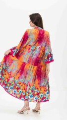 VESTIDO NITTA ESTAMPADO NARANJA