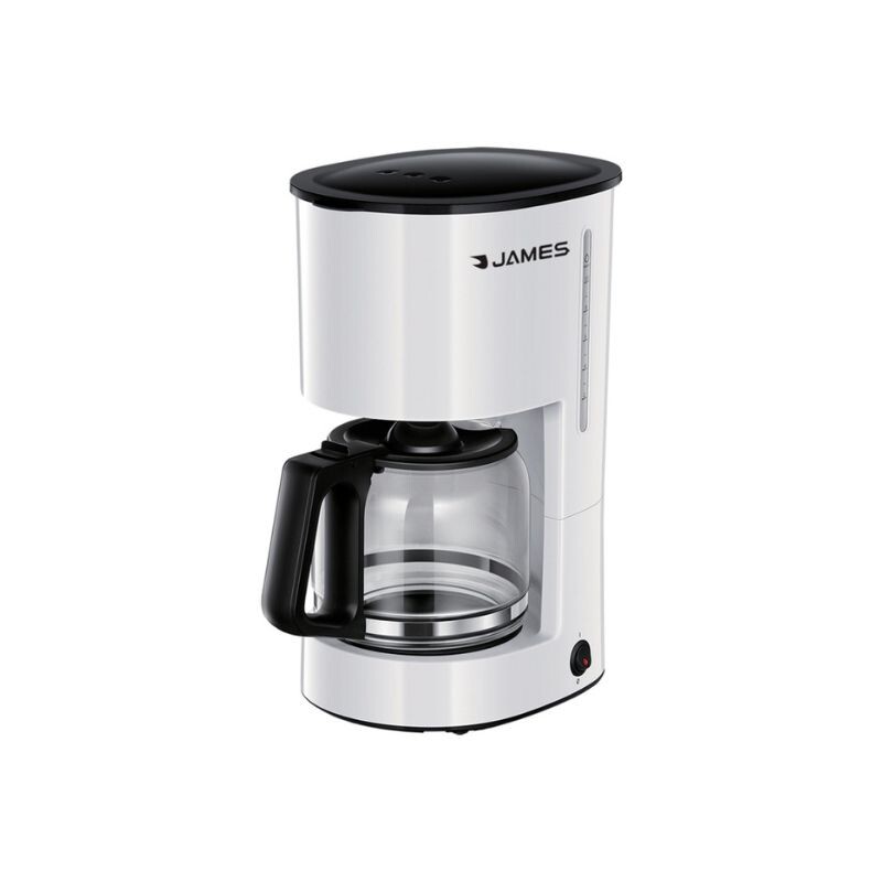 CAFETERA DE FILTRO JAMES 1.25L Blanco