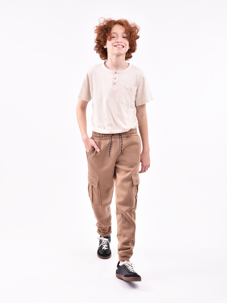 PANTALON VICENTE BEIGE OSCURO
