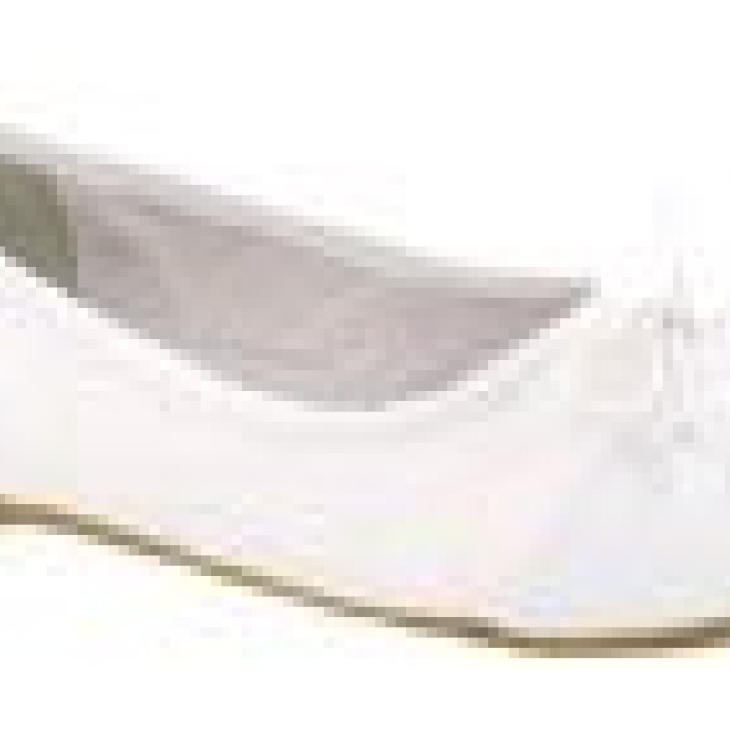 Ballerinas Infantiles Croco Kids con Puntera Blanco
