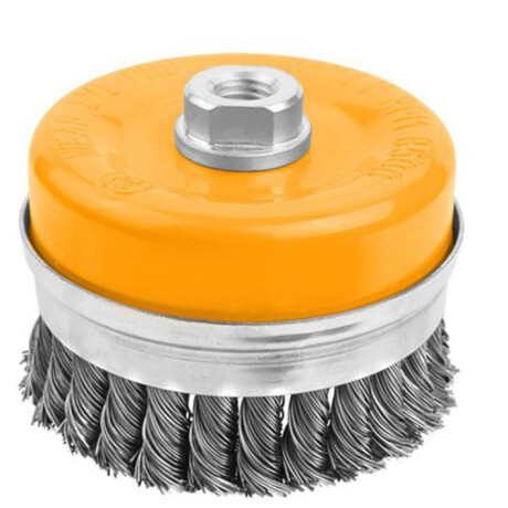 TOLSEN CEPILLO COPA TRENZADO INDUSTRIAL AMOLADORA 75MM Tolsen Cepillo Copa Trenzado Industrial Amoladora 75mm