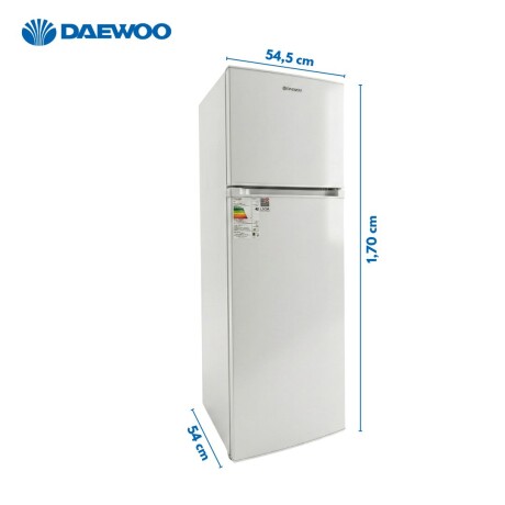 Heladera con freezer frio húmedo Daewoo | 248Lts | Color blanco Heladera con freezer frio húmedo Daewoo | 248Lts | Color blanco