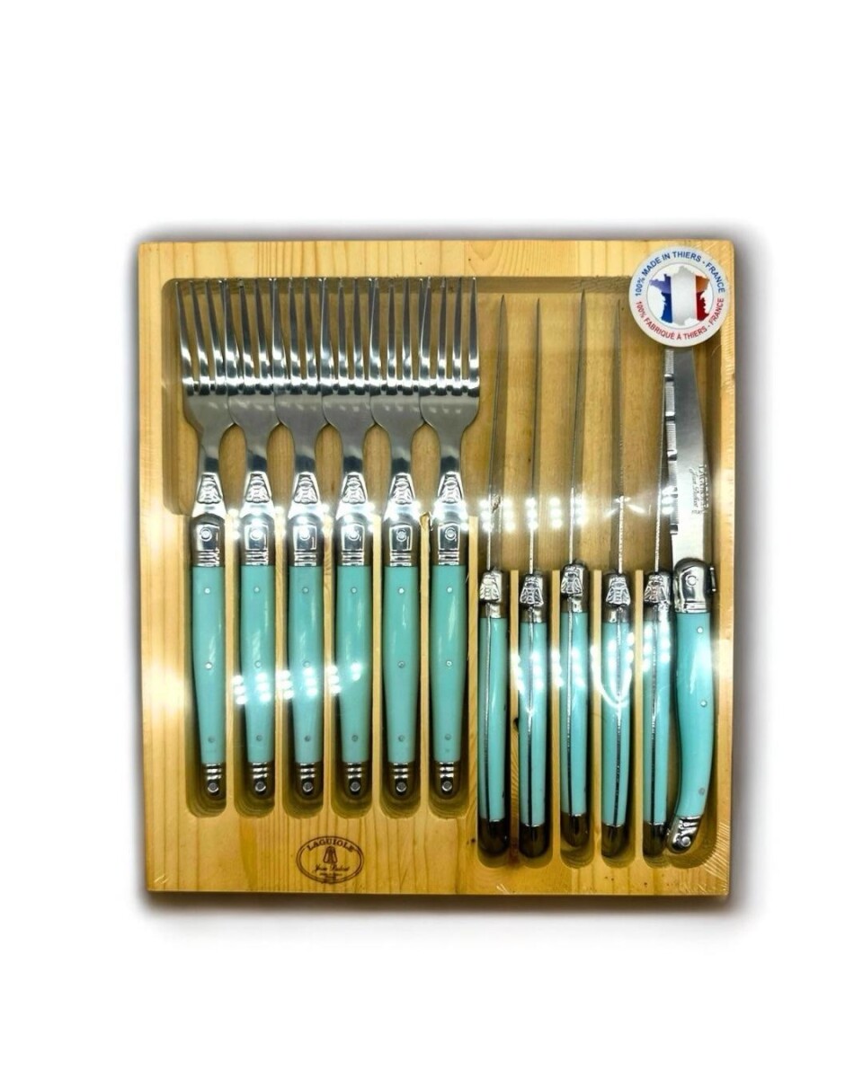 SET CUBIERTOS LAGUIOLE X12 