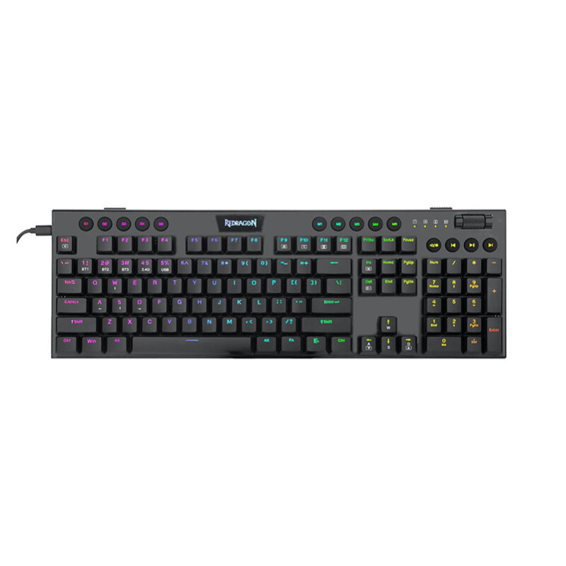 Teclado Gamer Inalambrico Redragon Horus K618 Black Teclado Gamer Inalambrico Redragon Horus K618 Black