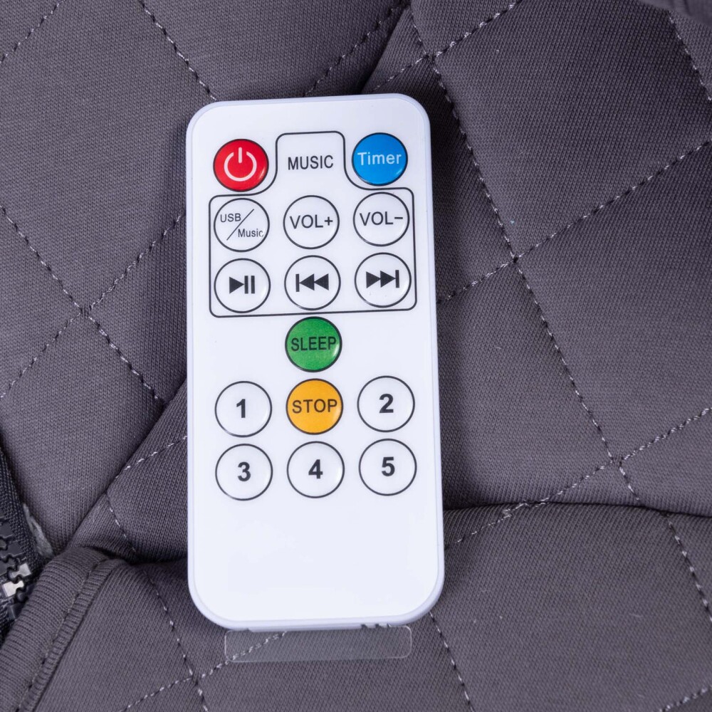 MECEDOR BEBÉ PLASTICO-Y-ALUMINIO GRIS B731