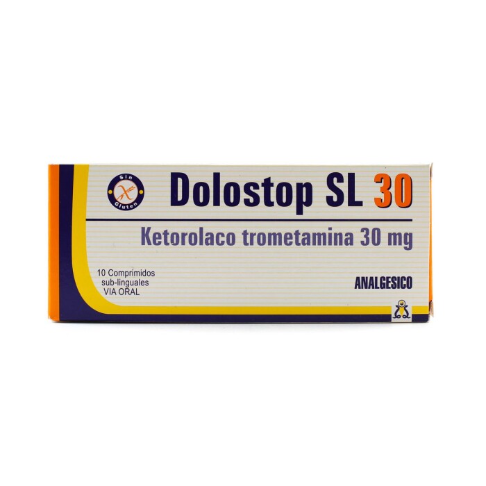 DOLOSTOP SL 30 MG. CJ X 10 COMP. única