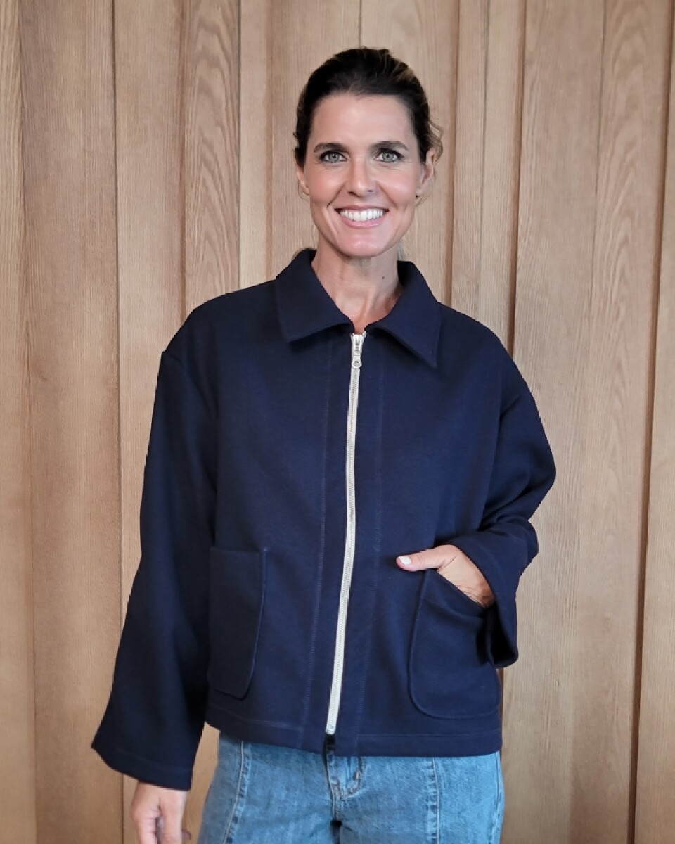 Chaqueta Manhattan - Paño azul 