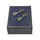 Caravanas antiguas en oro 18k con brillantes y diamantes Caravanas antiguas en oro 18k con brillantes y diamantes