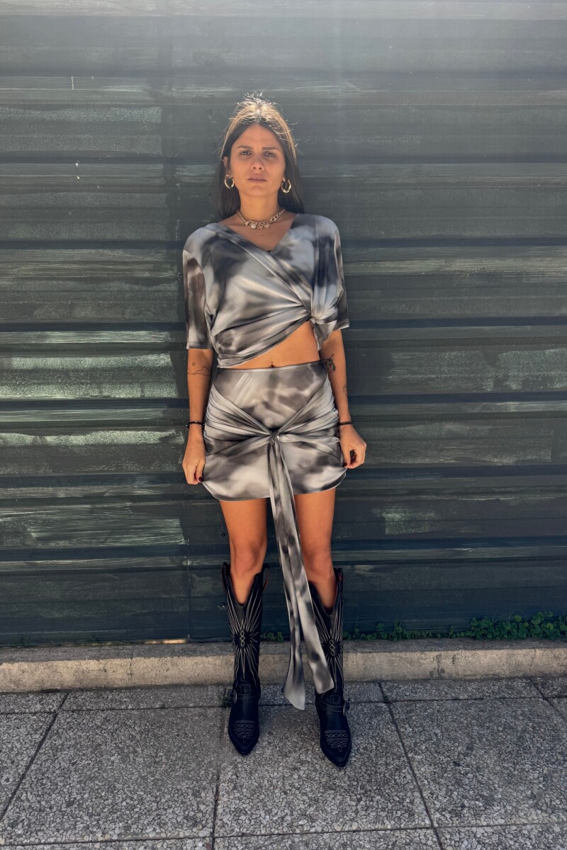 Falda Gras GRIS