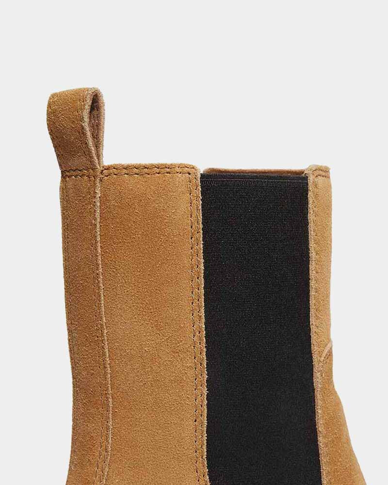 Botas Chelsea Bellevaux Mid Mujer Medium Brown Suede