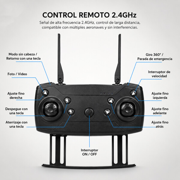 Mini Drone 998 Pro De Juguete Con 2 Cámaras DRONE 2 CAMARAS 998PRO