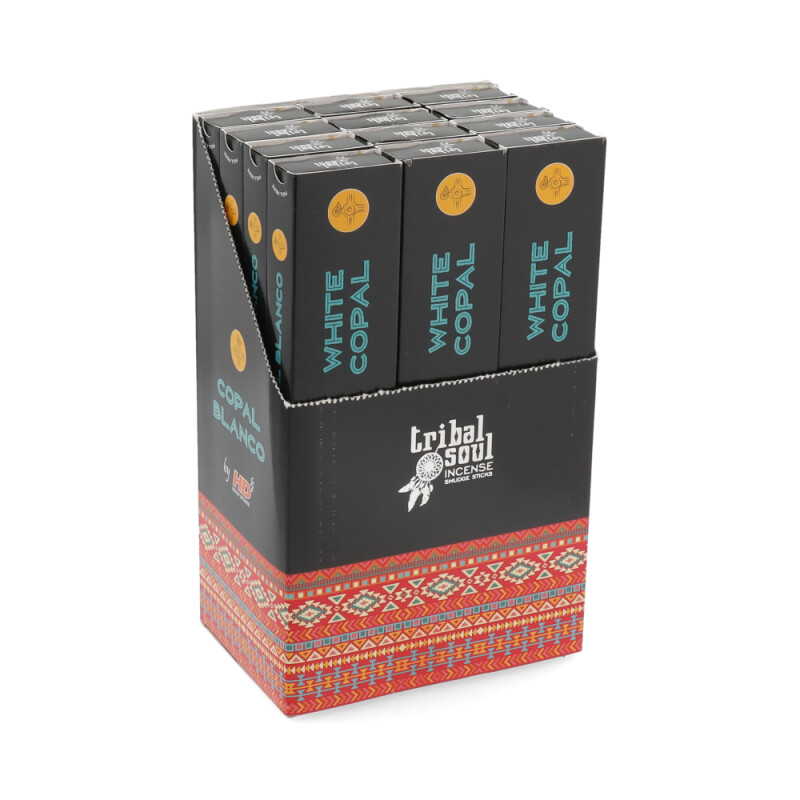 INCIENSO TRIBAL SOUL CAJA X12 Copal Blanco